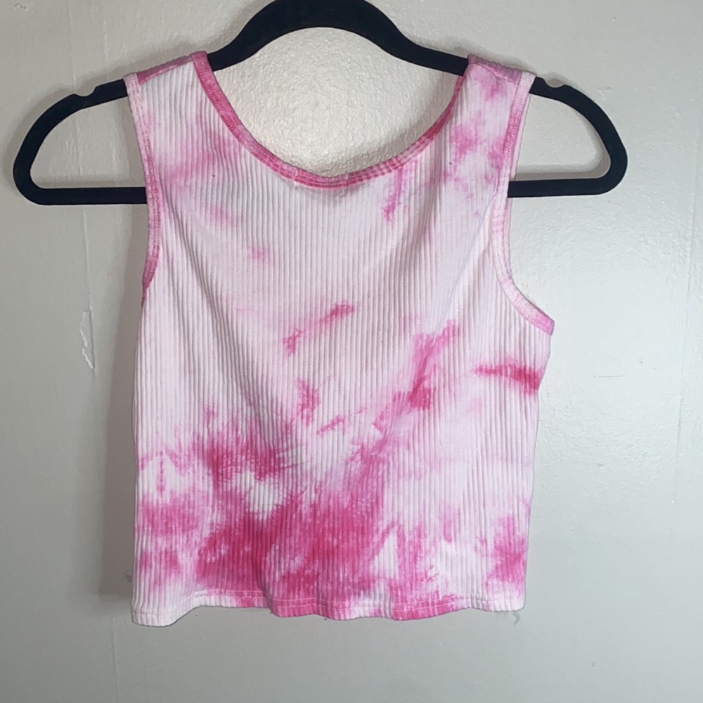 🎈Adorable ribbed 2 piece pink tie dye set! - Picture 5 of 9